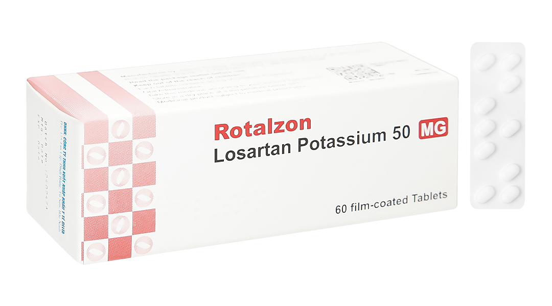 Rotalzon 50mg trị tăng huyết áp