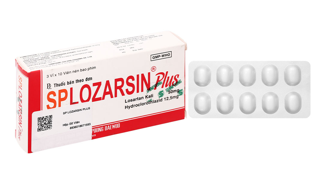 Splozarsin Plus trị tăng huyết áp