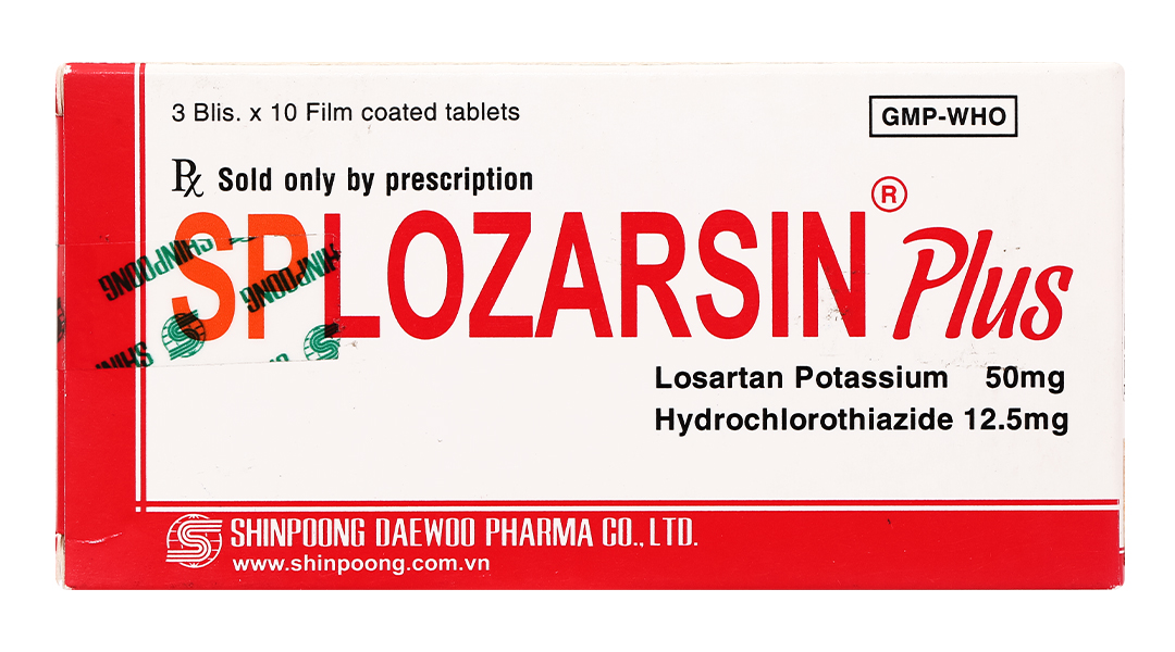 Splozarsin Plus trị tăng huyết áp