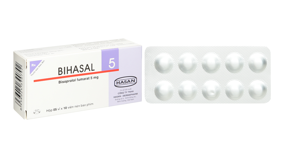 Bihasal 5 trị tăng huyết áp, đau thắt ngực
