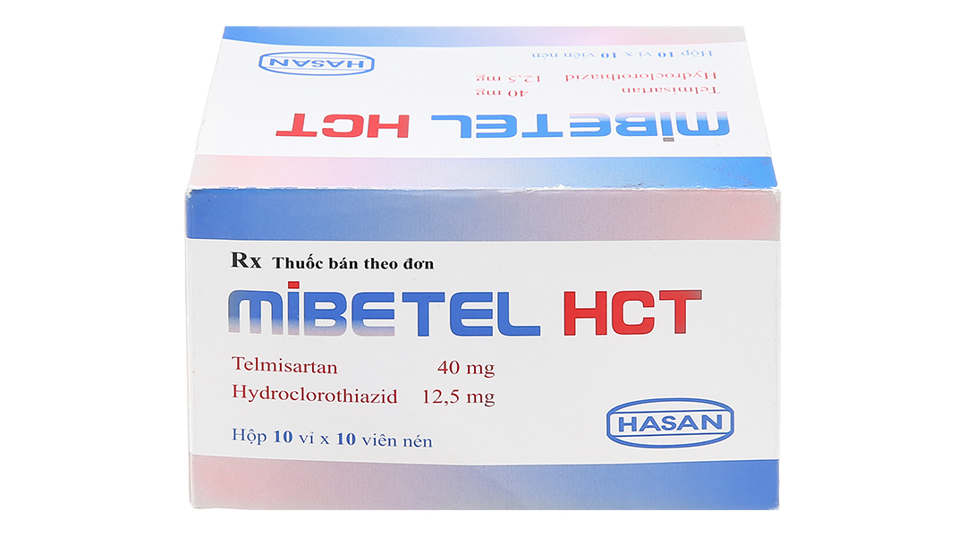 Mibetel HCT 40mg/12.5mg trị tăng huyết áp