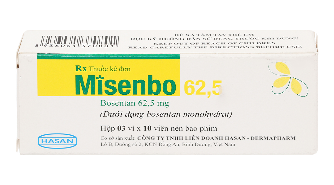Misenbo 62.5 trị tăng huyết áp