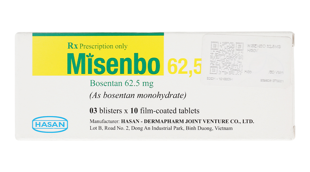 Misenbo 62.5 trị tăng huyết áp