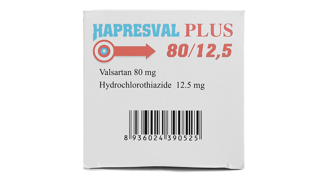 Hapresval Plus 80/12.5 trị tăng huyết áp