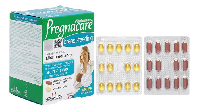 Vitamin tổng hợp cho phụ nữ cho con bú Pregnacare breast-feeding hộp 84 viên