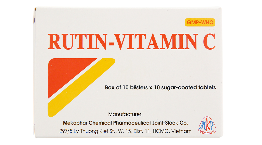 Rutin-Vitamin C trị trĩ, suy giãn tĩnh mạch