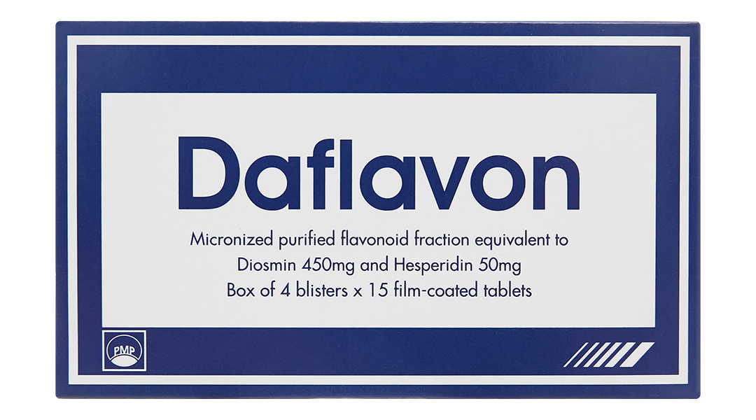Daflavon 450mg/50mg trị trĩ, suy giãn tĩnh mạch