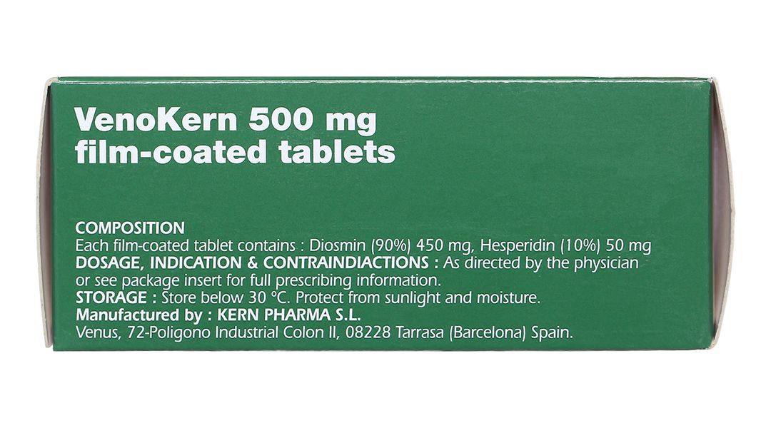 VenoKern 500mg trị trĩ, suy giãn tĩnh mạch