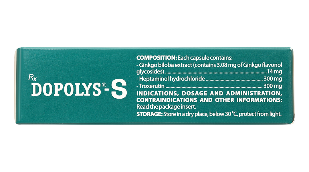 Dopolys-S trị triệu chứng liên quan suy tĩnh mạch, trĩ cấp