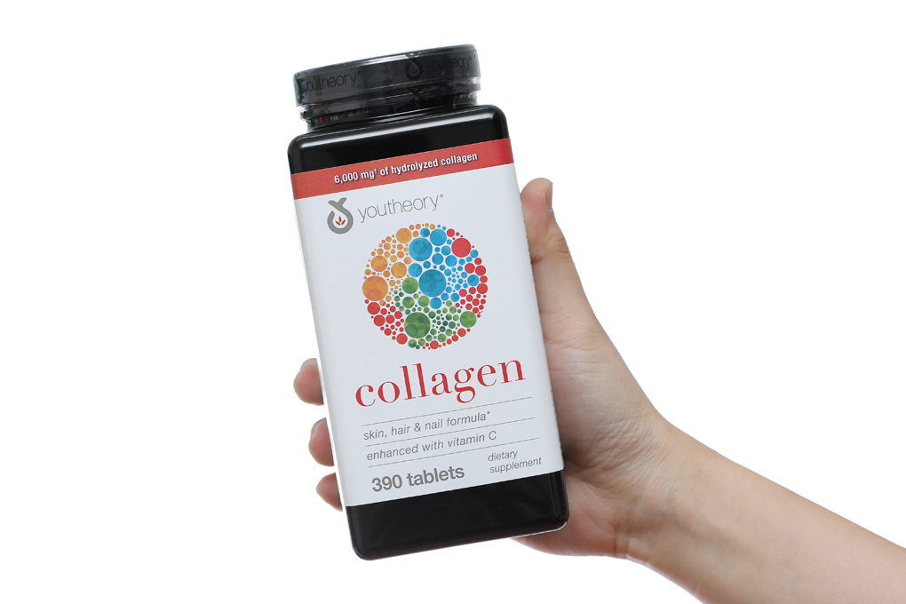 Collagen Youtheory chai 390 viên