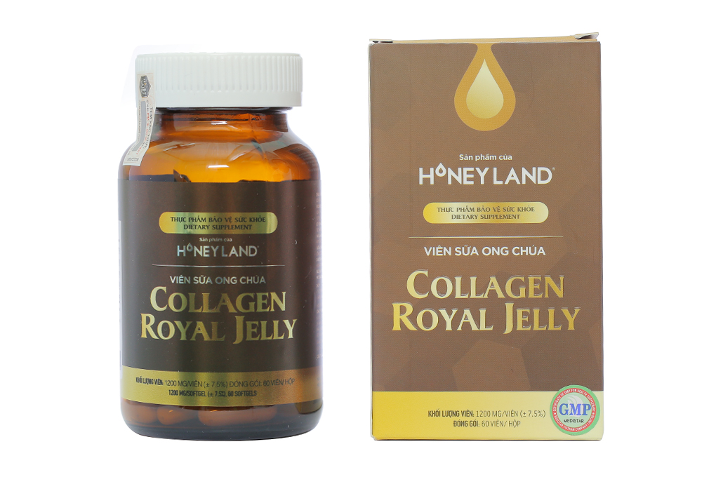 Honeyland Viên Sữa Ong Chúa Collagen Royal Jelly