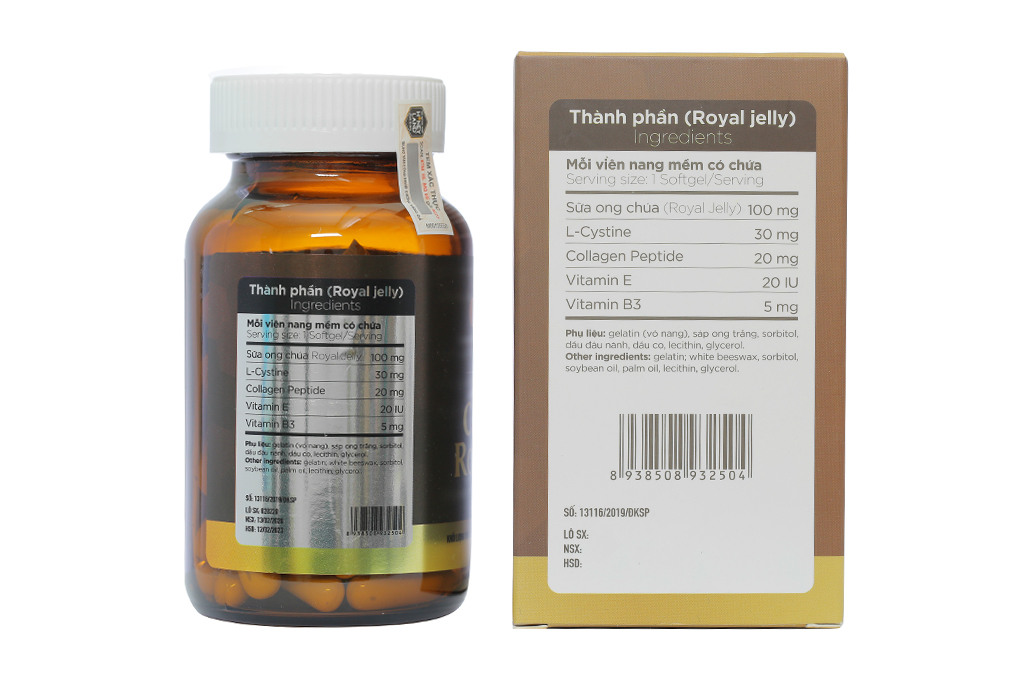 Honeyland Viên Sữa Ong Chúa Collagen Royal Jelly