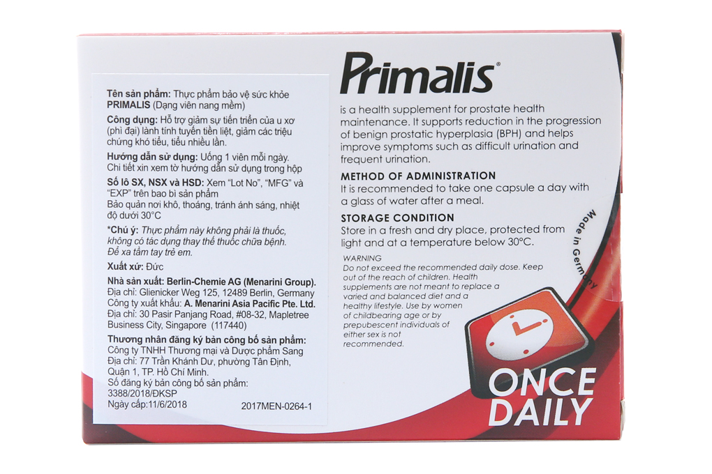 Primalis Hộp 30v