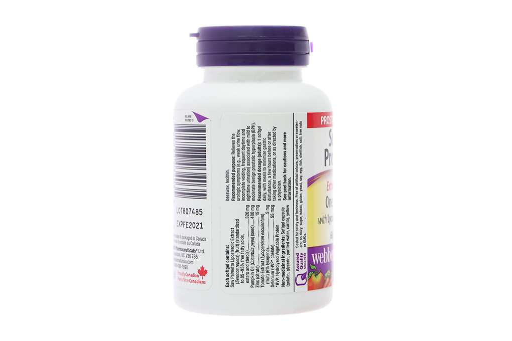 Webber Naturals Super Prostate Chai 60v