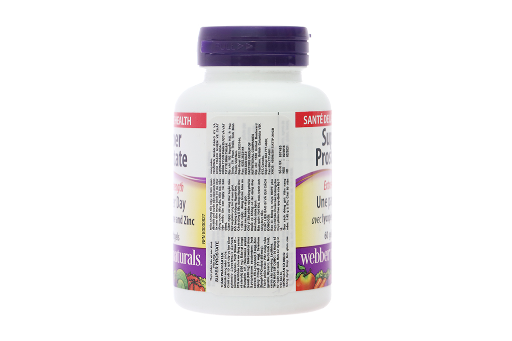 Webber Naturals Super Prostate Chai 60v
