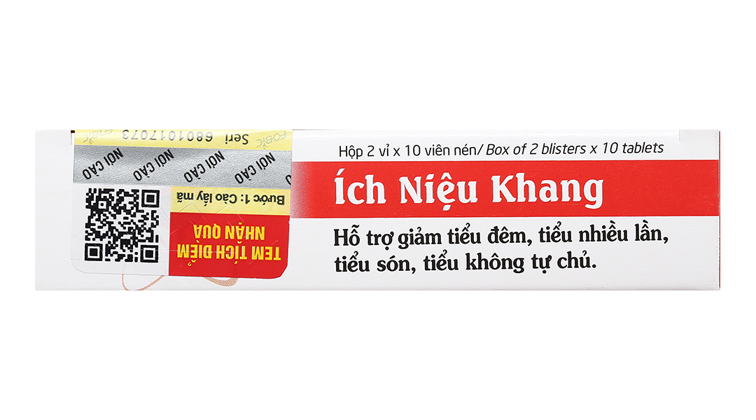 Ích Niệu Khang hỗ trợ giảm tiểu đêm