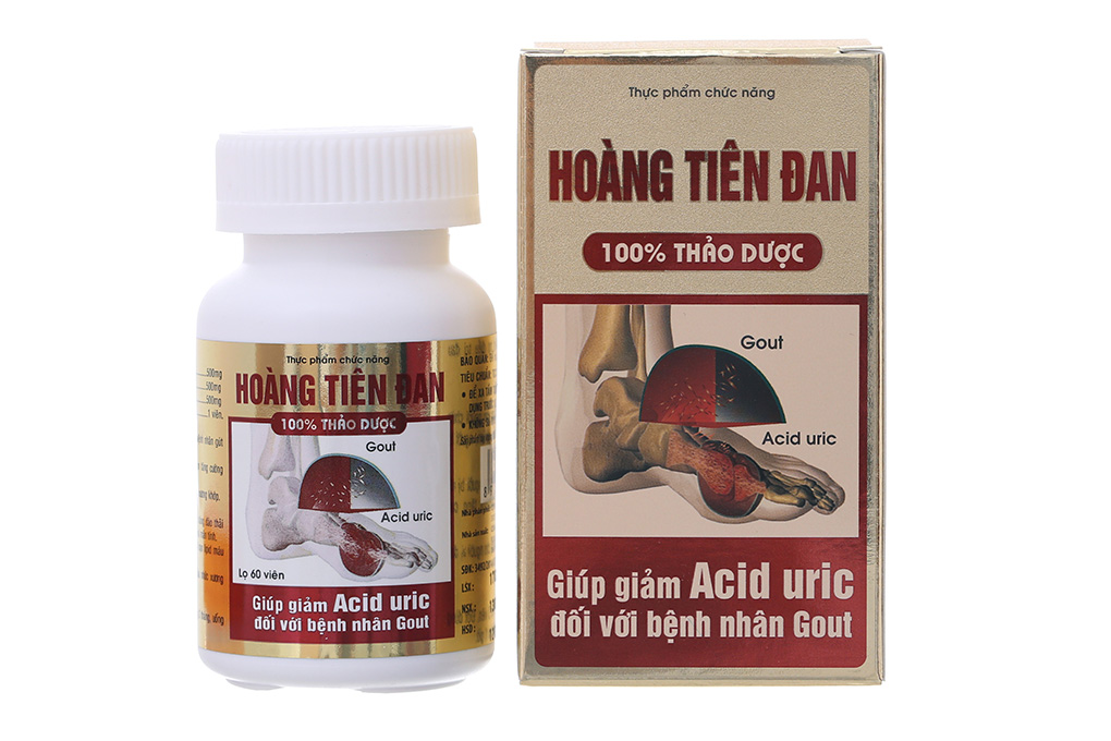Hoàng Tiên Đan hỗ trợ giảm gout, giảm mỡ máu