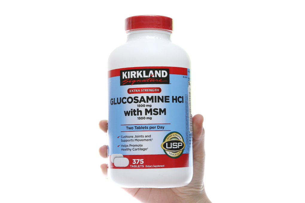 Kirkland Signature Glucosamine Hcl 1500Mg With Msm 1500Mg Ch/375V