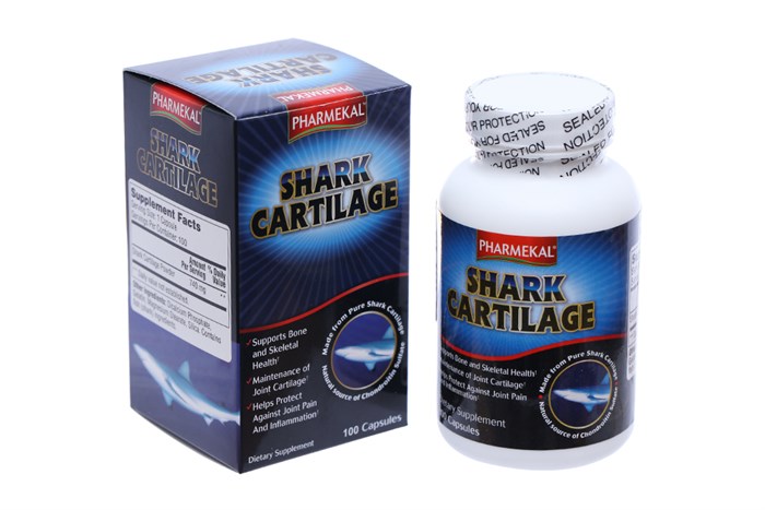 Viên uống phục hồi và tái tạo mô sụn khớp Shark Cartilage Pharmekal 100 viên
