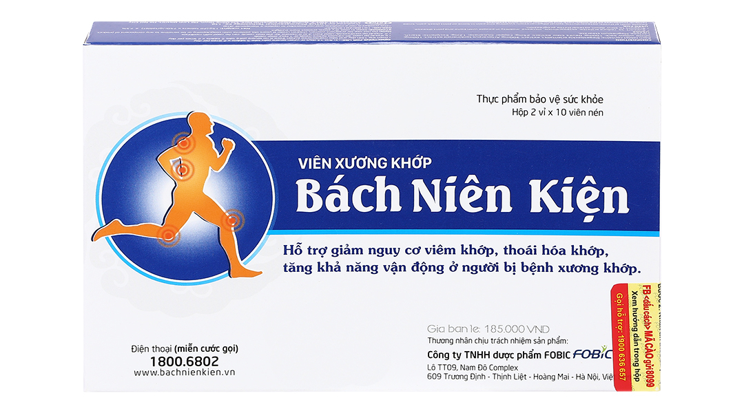 Viên xương khớp Bách Niên Kiện giảm nguy cơ viêm khớp, thoái hóa khớp