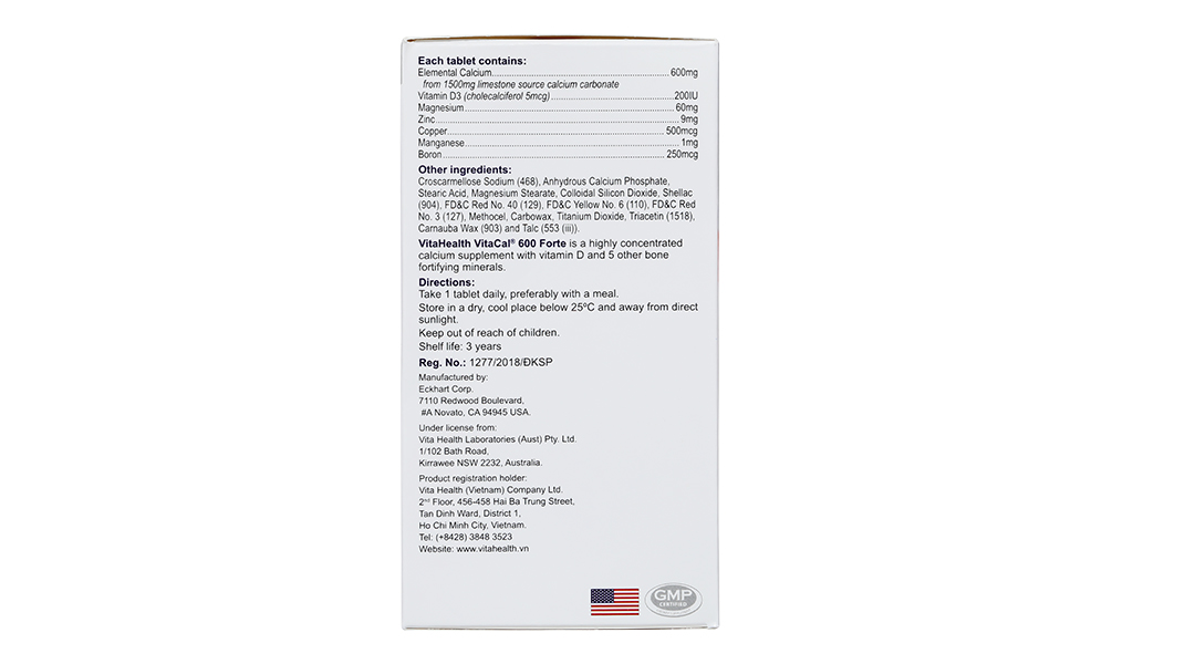 Vitahealth Vitacal 600 Forte