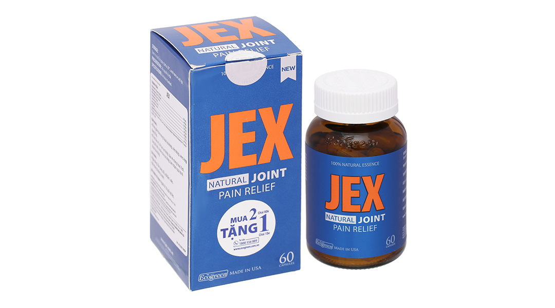 Ecogreen Jex Natural Joint Pain Relief bảo vệ, tái tạo sụn khớp