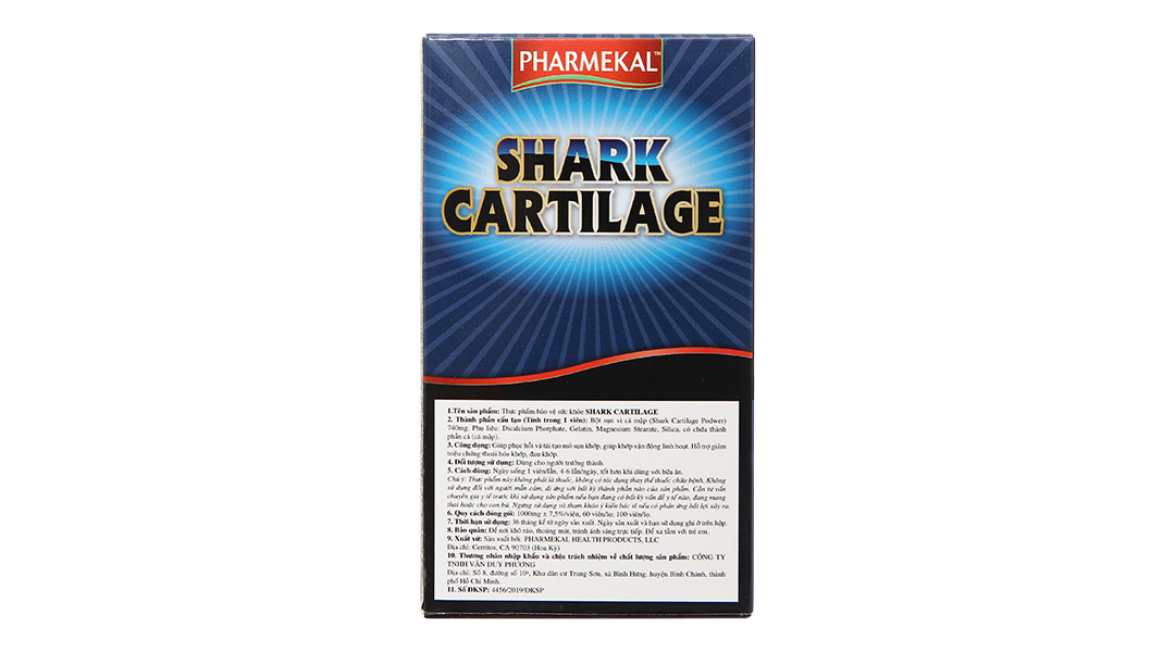 Thực phẩm bảo vệ sức khỏe Shark cartilage pharmekal