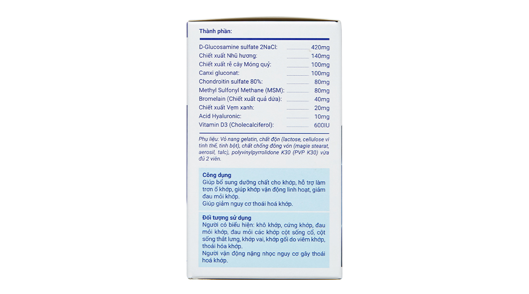 Dưỡng Khớp Kawa Hộp 60 Viên