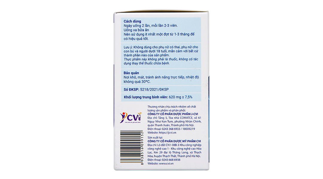 Dưỡng Khớp Kawa Hộp 60 Viên