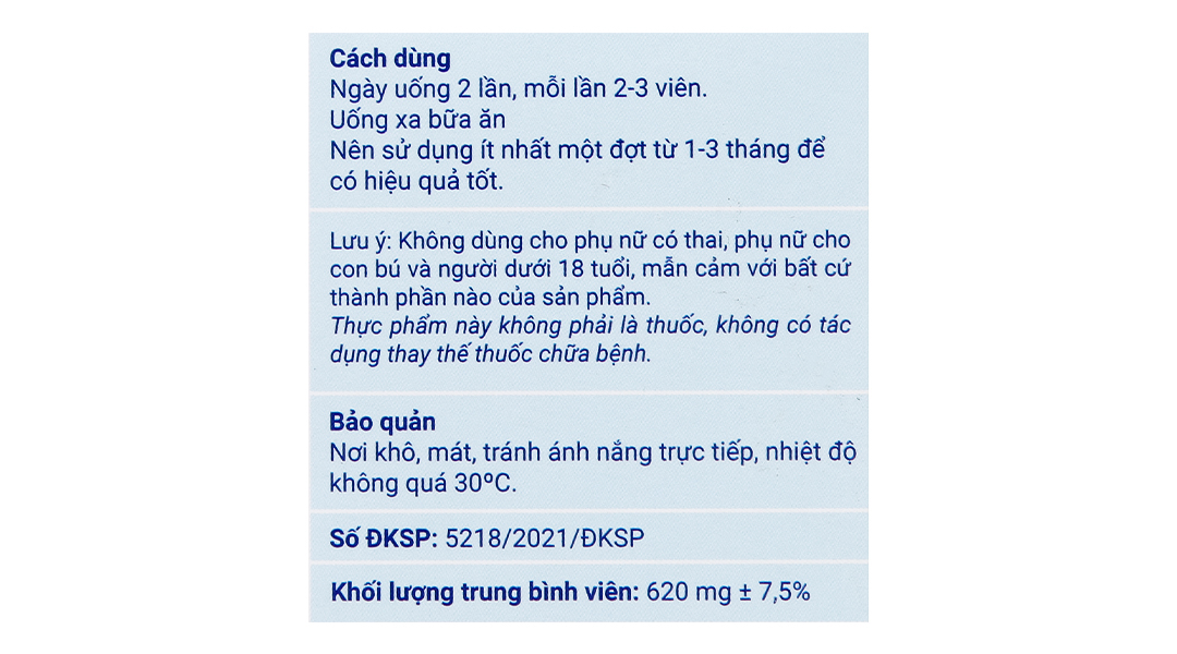 Dưỡng Khớp Kawa Hộp 60 Viên