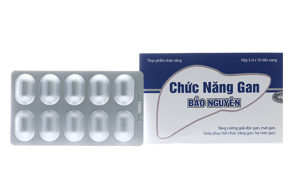 Chức Năng Gan Bảo Nguyên hỗ trợ giải độc gan, hạ men gan