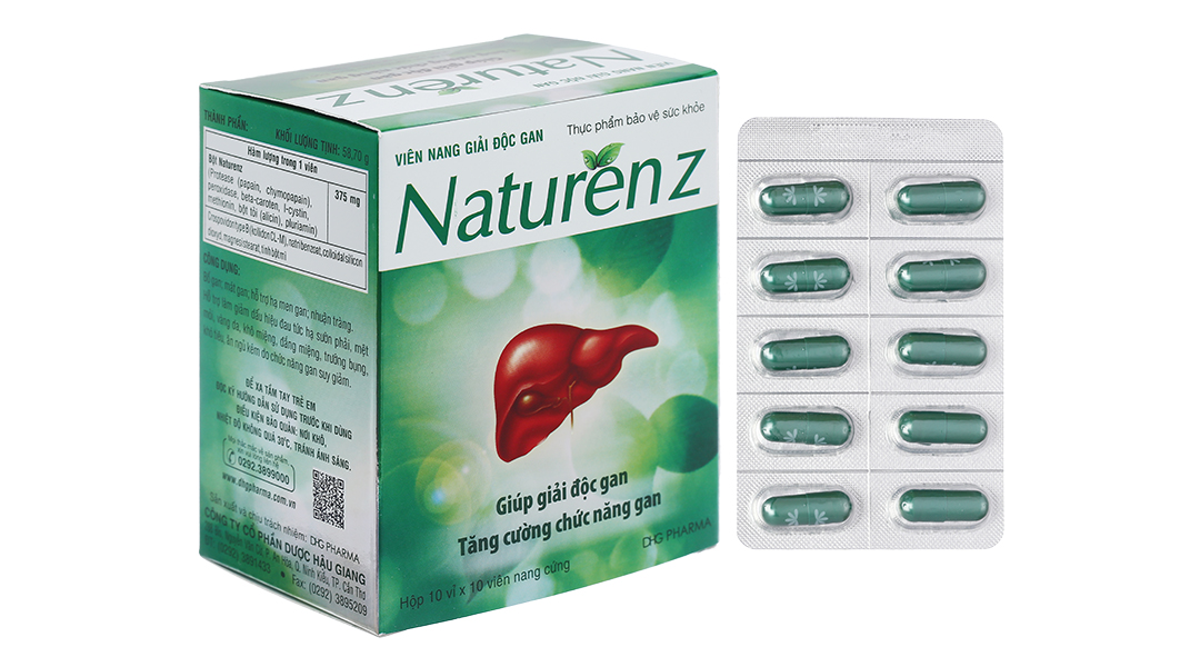 Thực phẩm bảo vệ sức khỏe Giải độc gan NaturenZ
