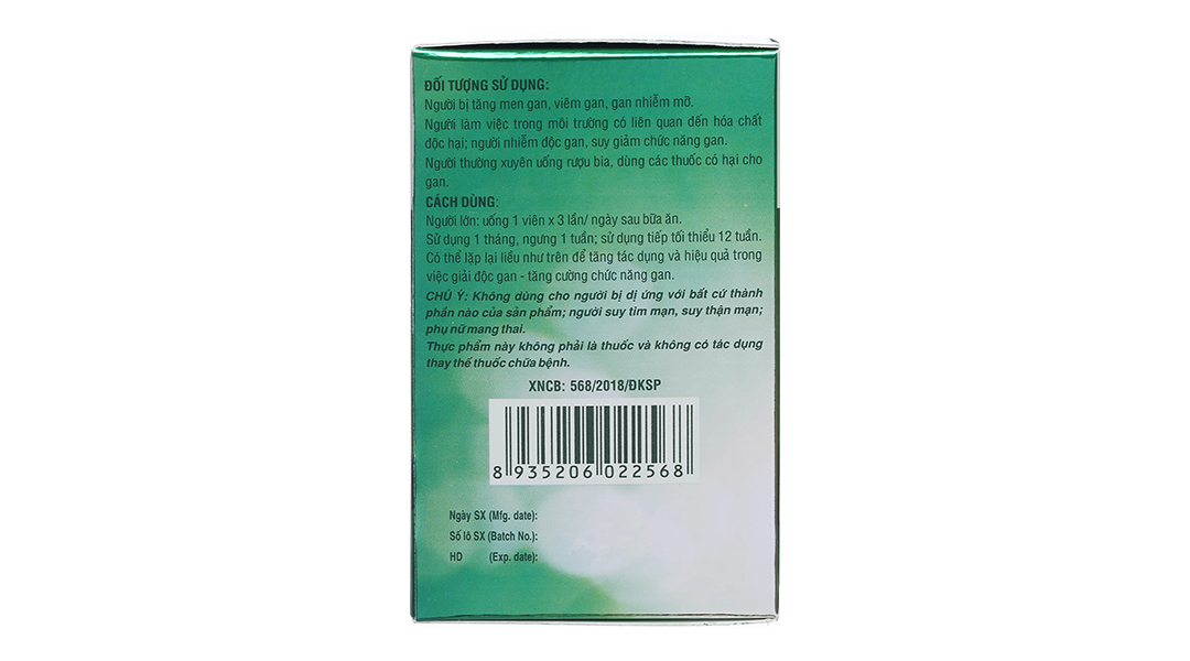 Thực phẩm bảo vệ sức khỏe Giải độc gan NaturenZ