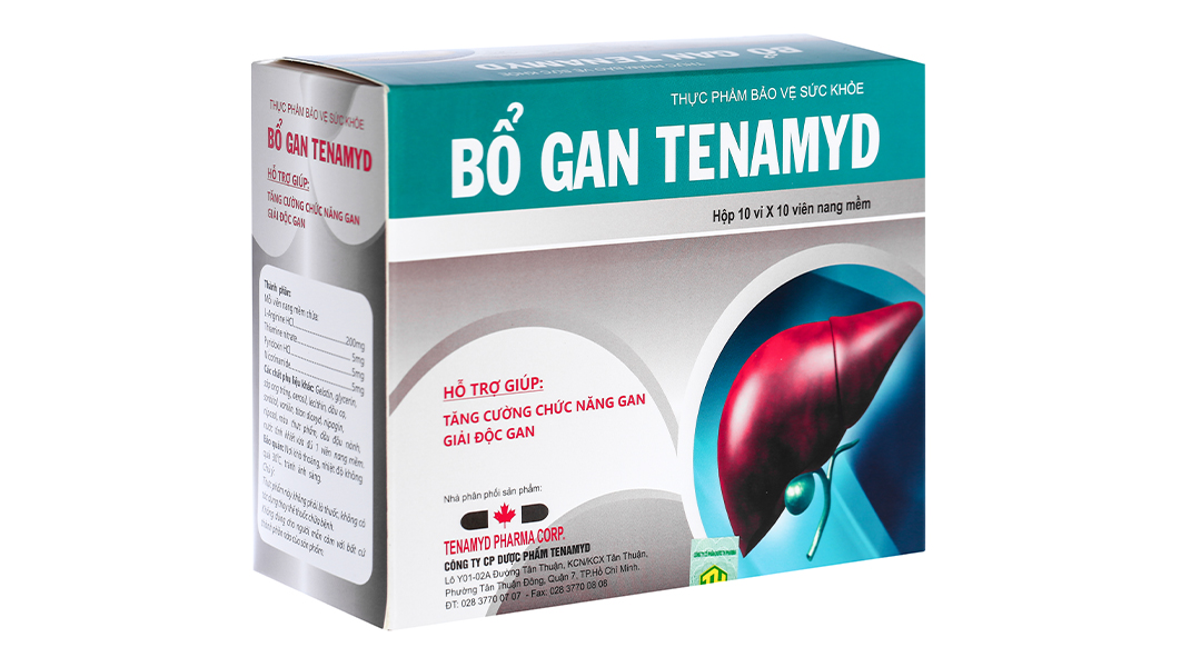 Bổ Gan Tenamyd Hộp 100v