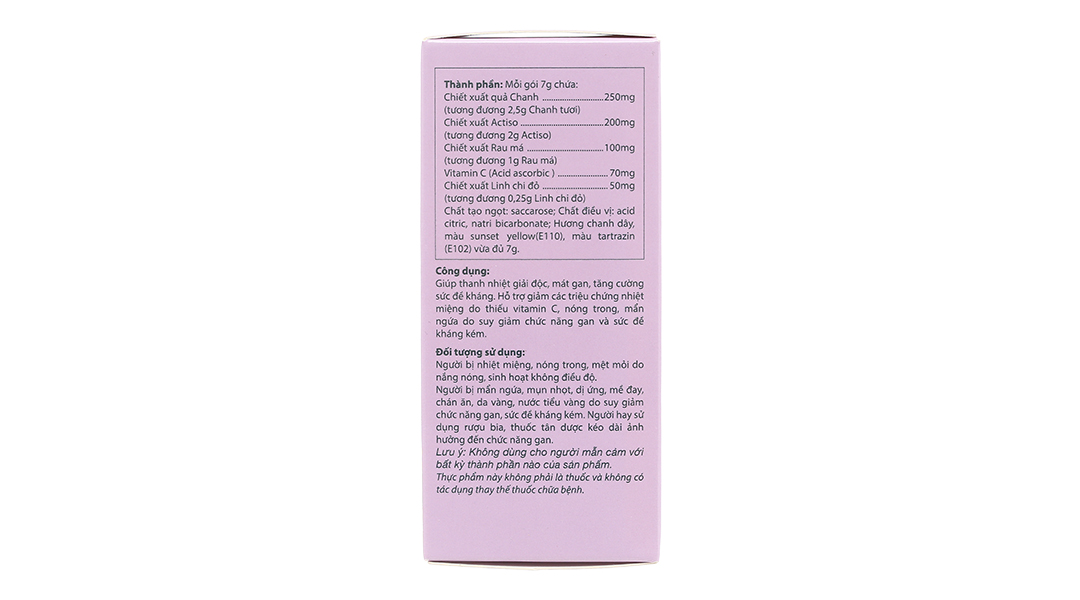 Bột Sủi Live Cool Hương Chanh Dây Hộp 10g
