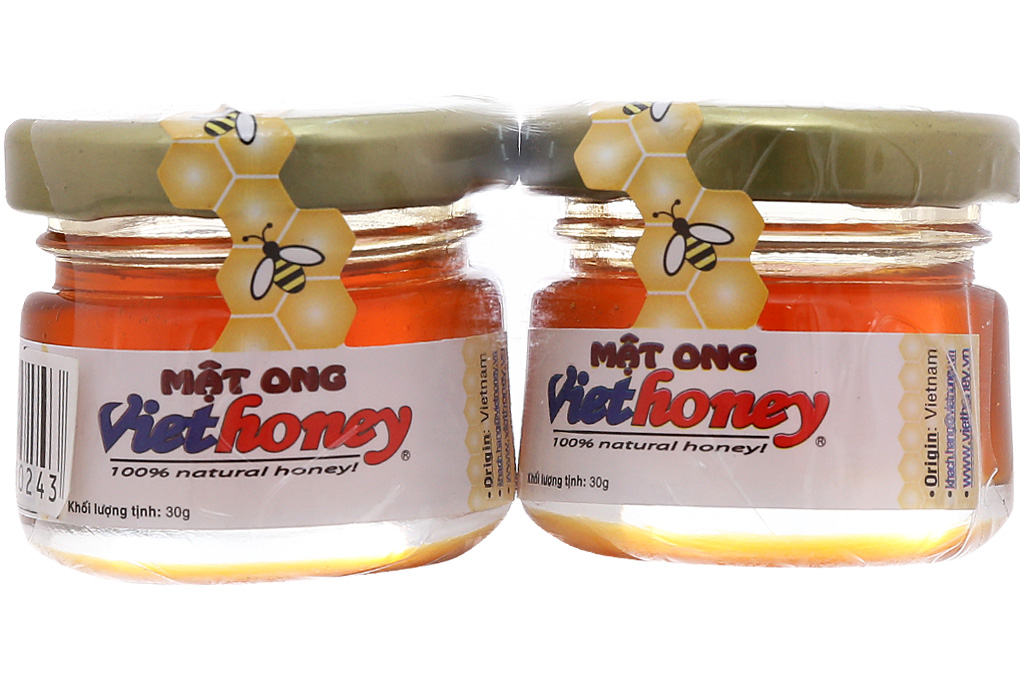 Mật ong Viethoney bổ sức khoẻ lốc 2 hũ
