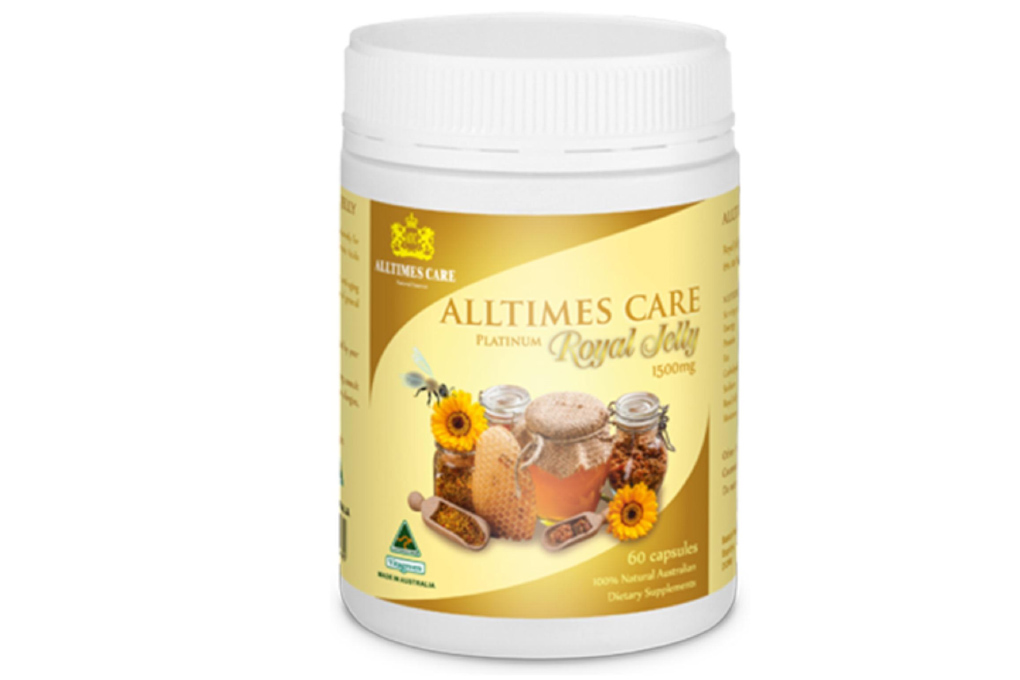 Alltimes Care Platinum Royal Jelly 1500mg hỗ trợ làm đẹp da