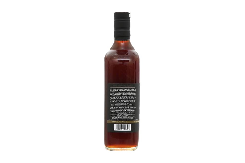 Mật ong Tracybee hoa chôm chôm 600ml