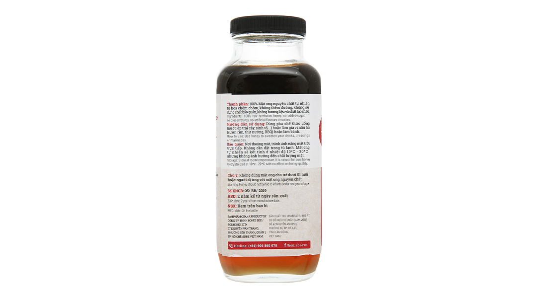 Mật ong hoa Chôm Chôm Bonie Bee 630g