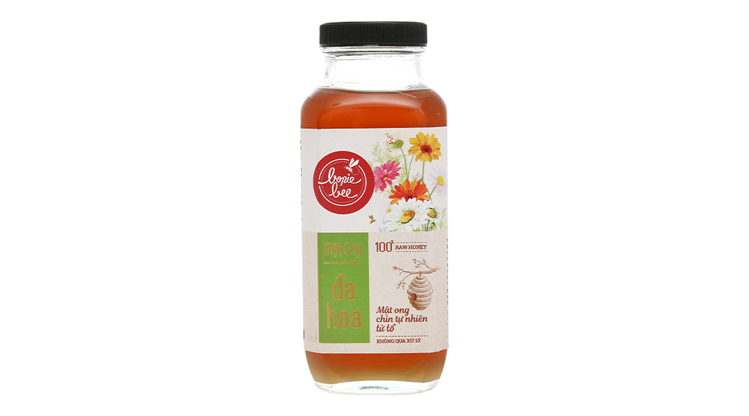 Mật ong hoa Đa hoa Bonie Bee chai 630g