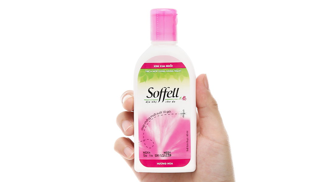 Kem chống muỗi Soffell hương hoa 60ml