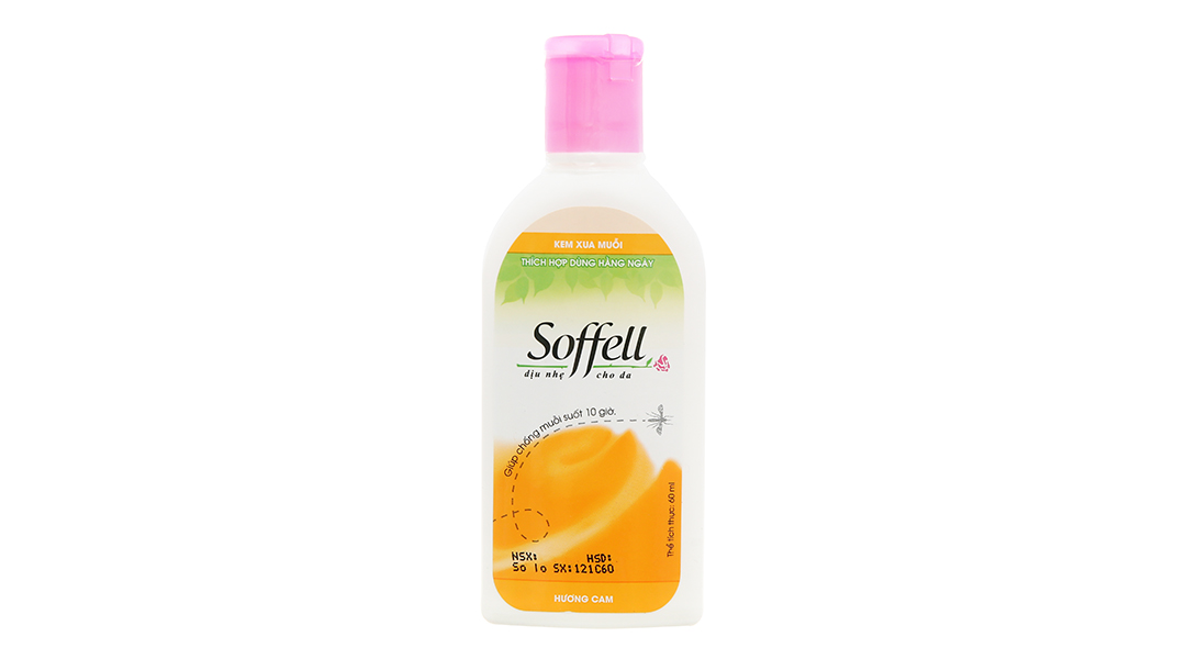 Kem chống muỗi Soffell hương cam cho bé