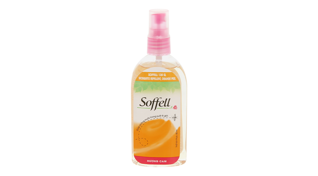 Xịt chống muỗi Soffell hương cam cho bé