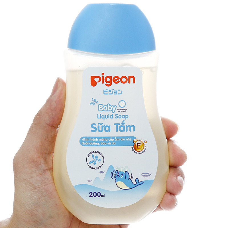Sữa tắm cho bé Pigeon Liquid Soap 200ml chai 200ml - 06/2026 ...