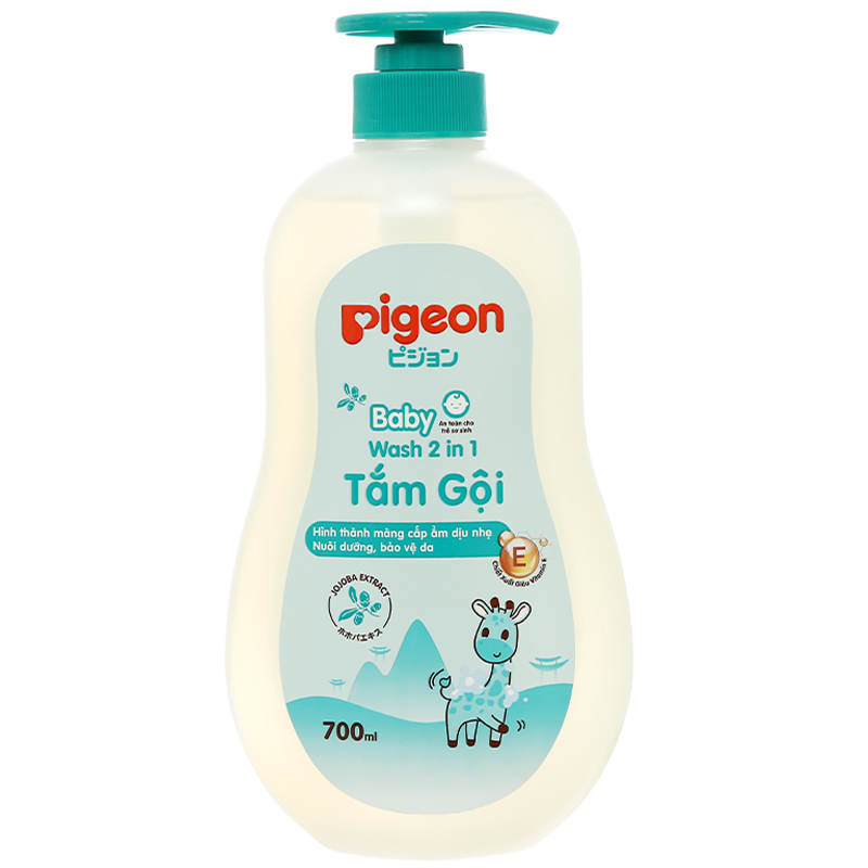 Tắm gội Pigeon chiết xuất Jojoba 700ml