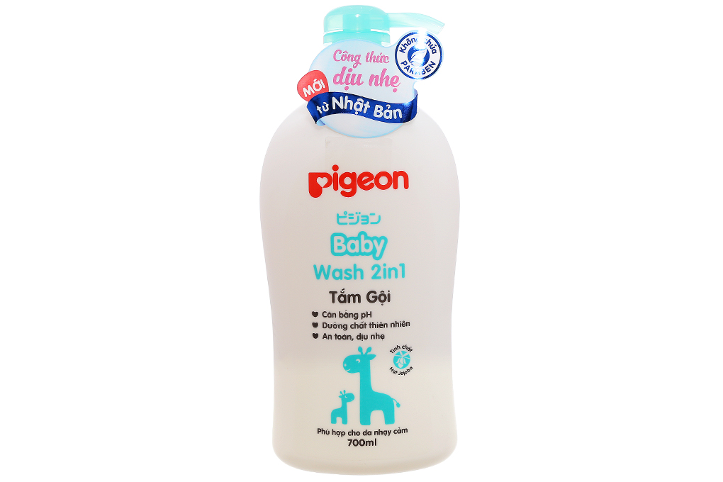 Tắm gội Pigeon chiết xuất Jojoba 700ml