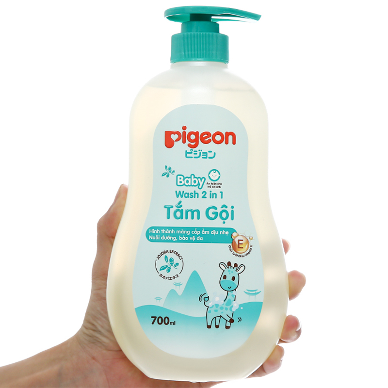 Tắm gội Pigeon chiết xuất Jojoba 700ml