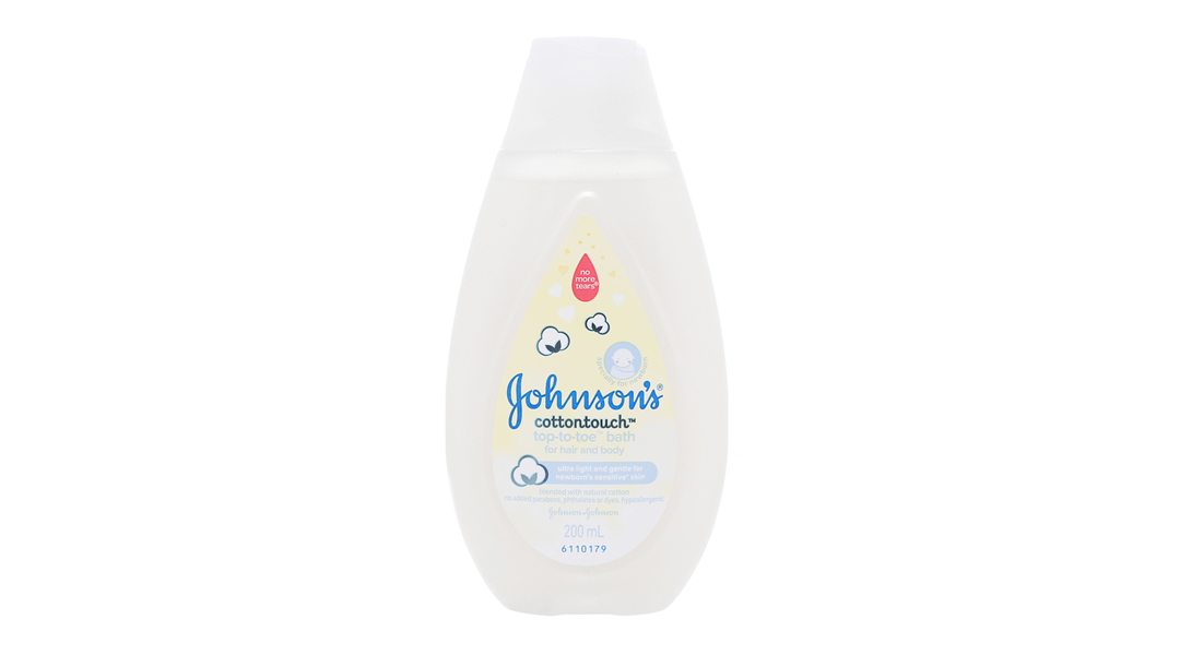Tắm gội toàn thân cho bé Johnson's Conttontouch mềm mại như bông