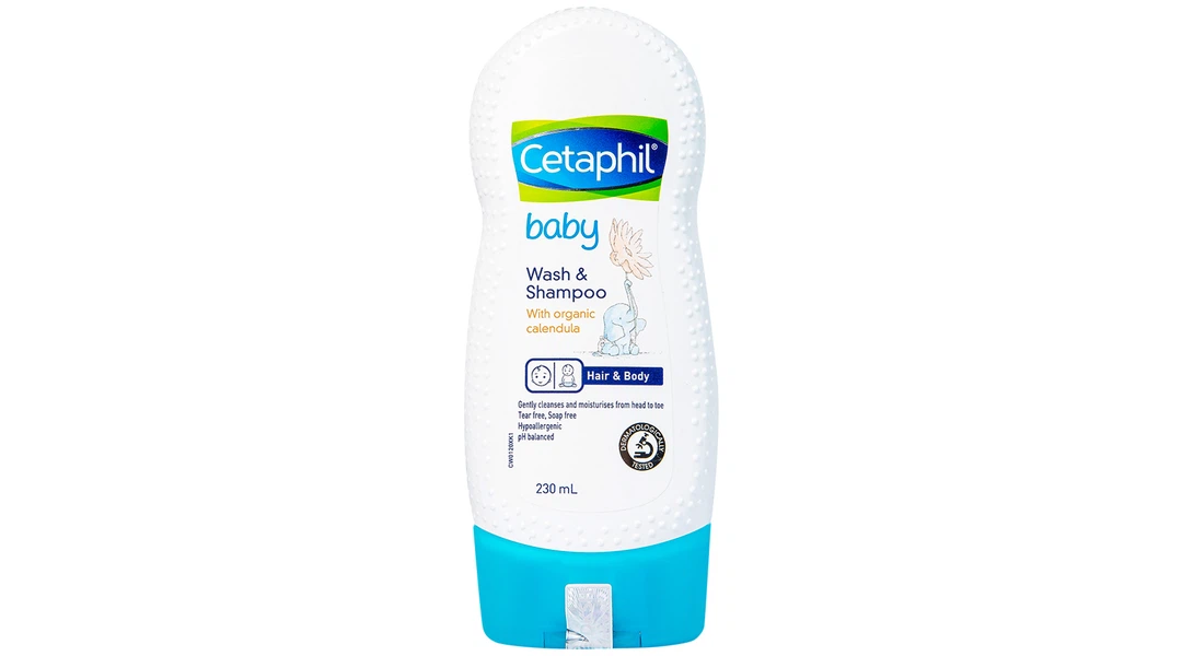 Sữa tắm gội Cetaphil Baby Wash & Shampoo Calendula chăm sóc da cho bé