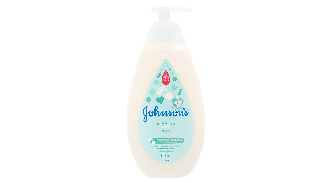 Sữa tắm Johnson's Baby milk & rice nhẹ dịu cho da bé